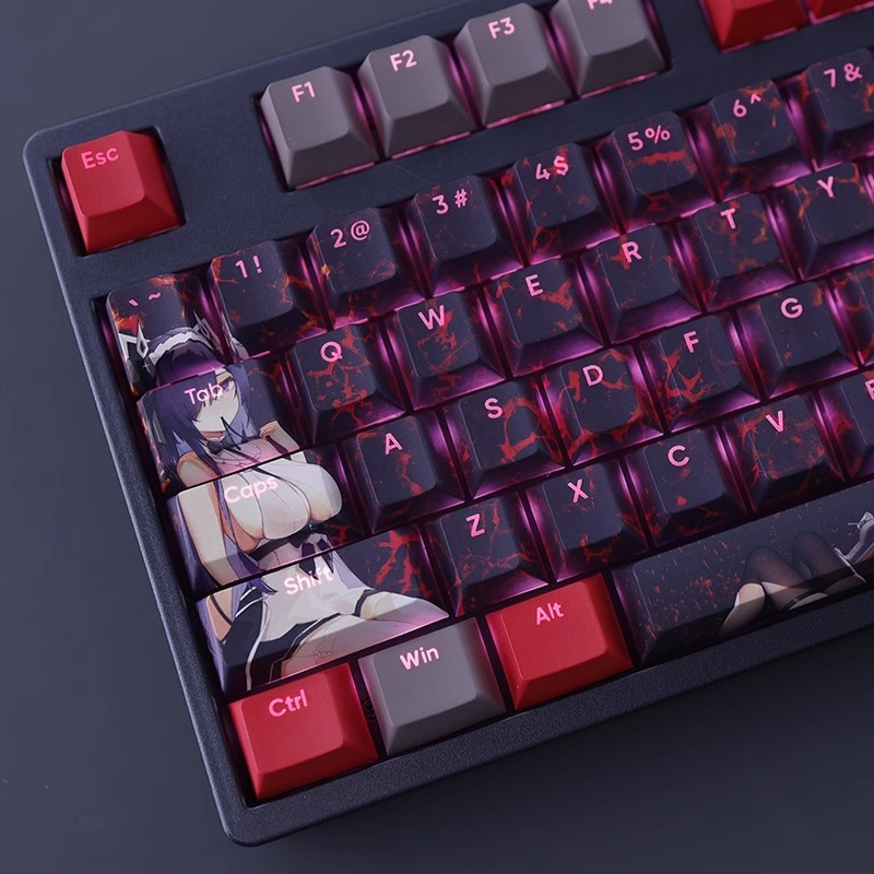 奧古斯特透光RGB108鍵標準配列衛星軸鍵帽