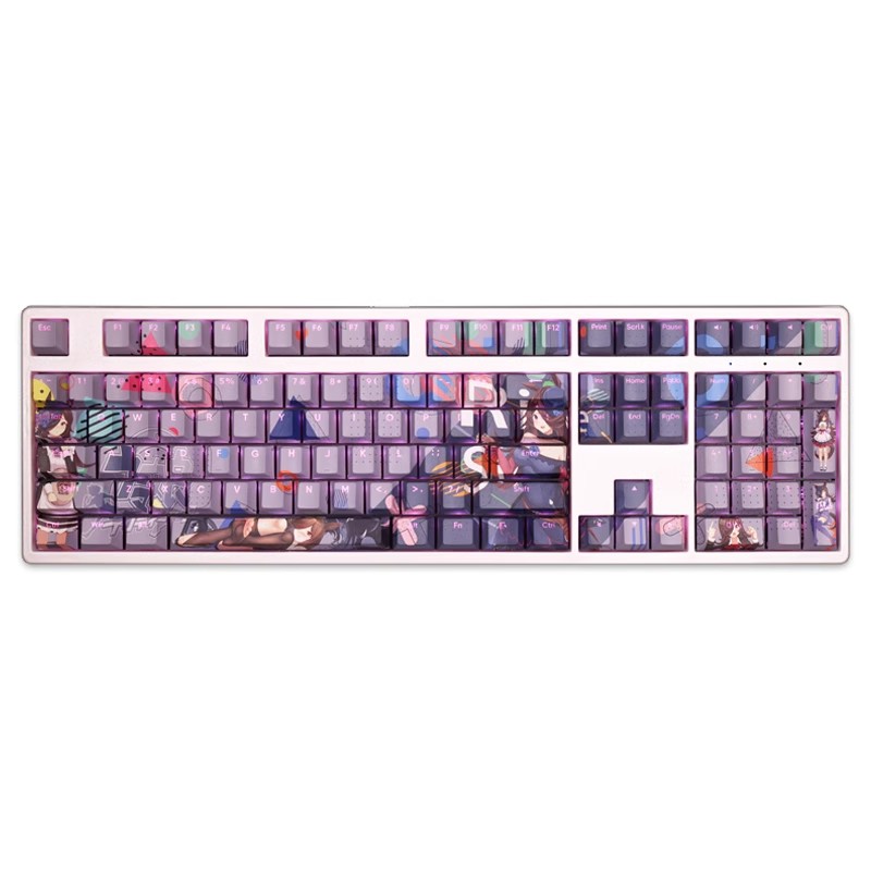 米浴賽馬娘透光RGB108鍵標準配列衛星軸鍵帽-ZUIHANG SHOP
