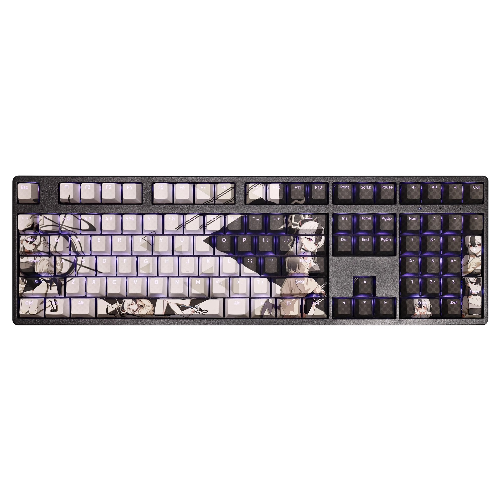 禮服版佳代子透光RGB108鍵標準配列衛星軸鍵帽-ZUIHANG SHOP