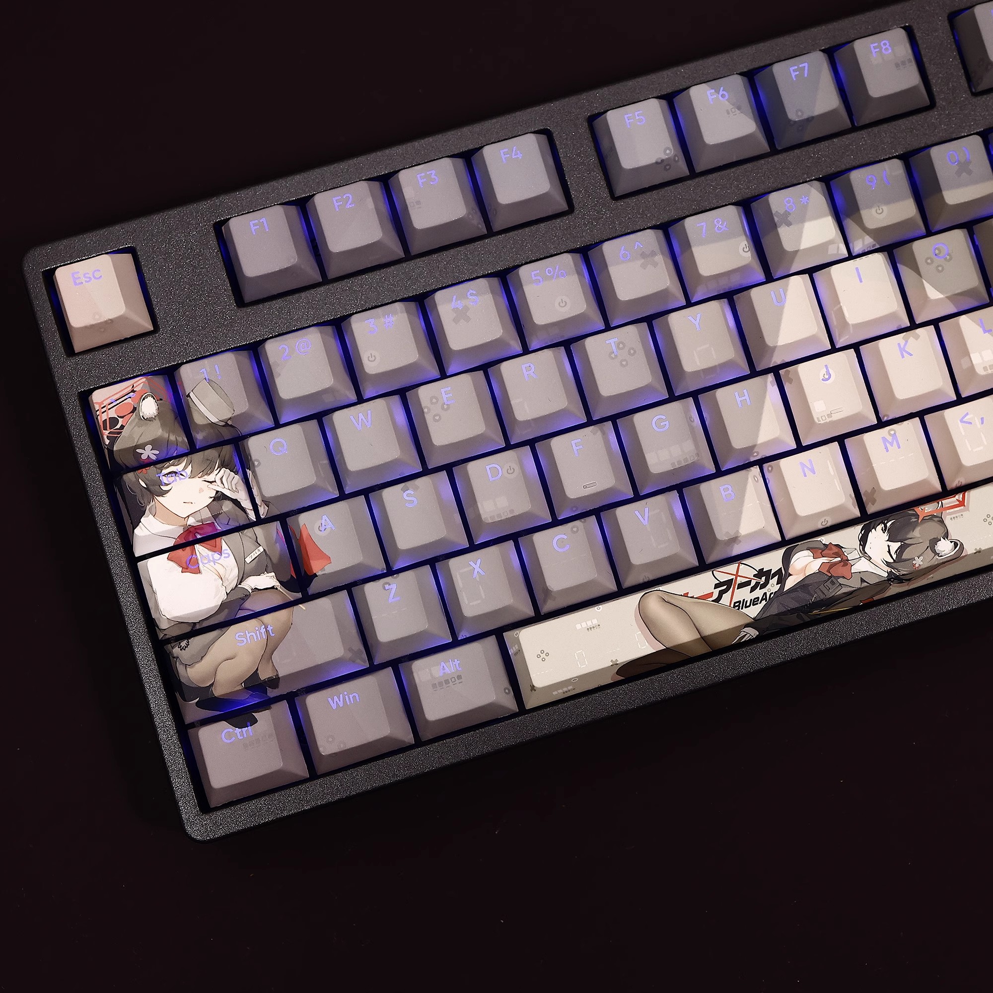 導遊椿透光RGB108鍵標準配列衛星軸鍵帽-ZUIHANG SHOP