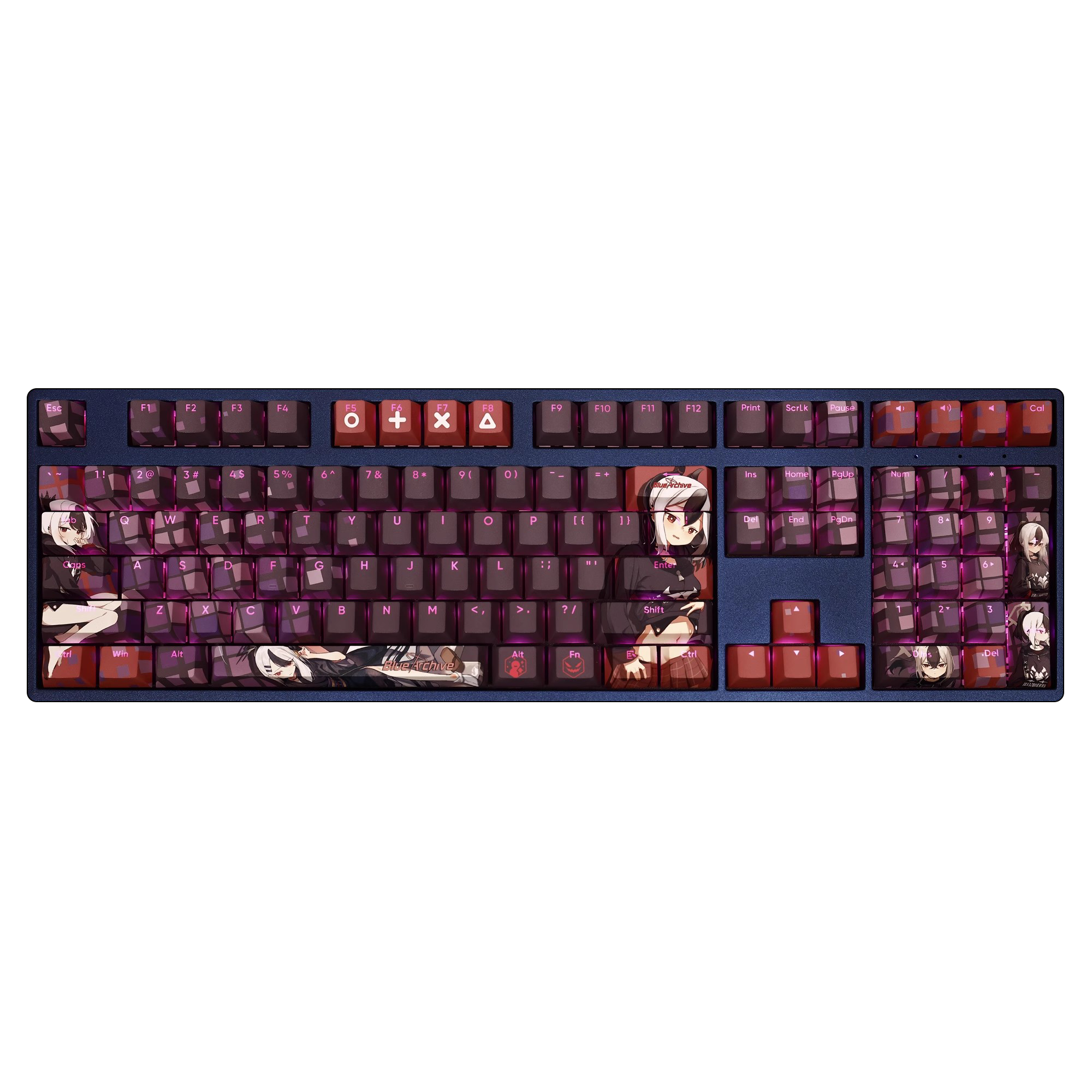 鬼方佳代子透光RGB108鍵標準配列衛星軸鍵帽-ZUIHANG SHOP