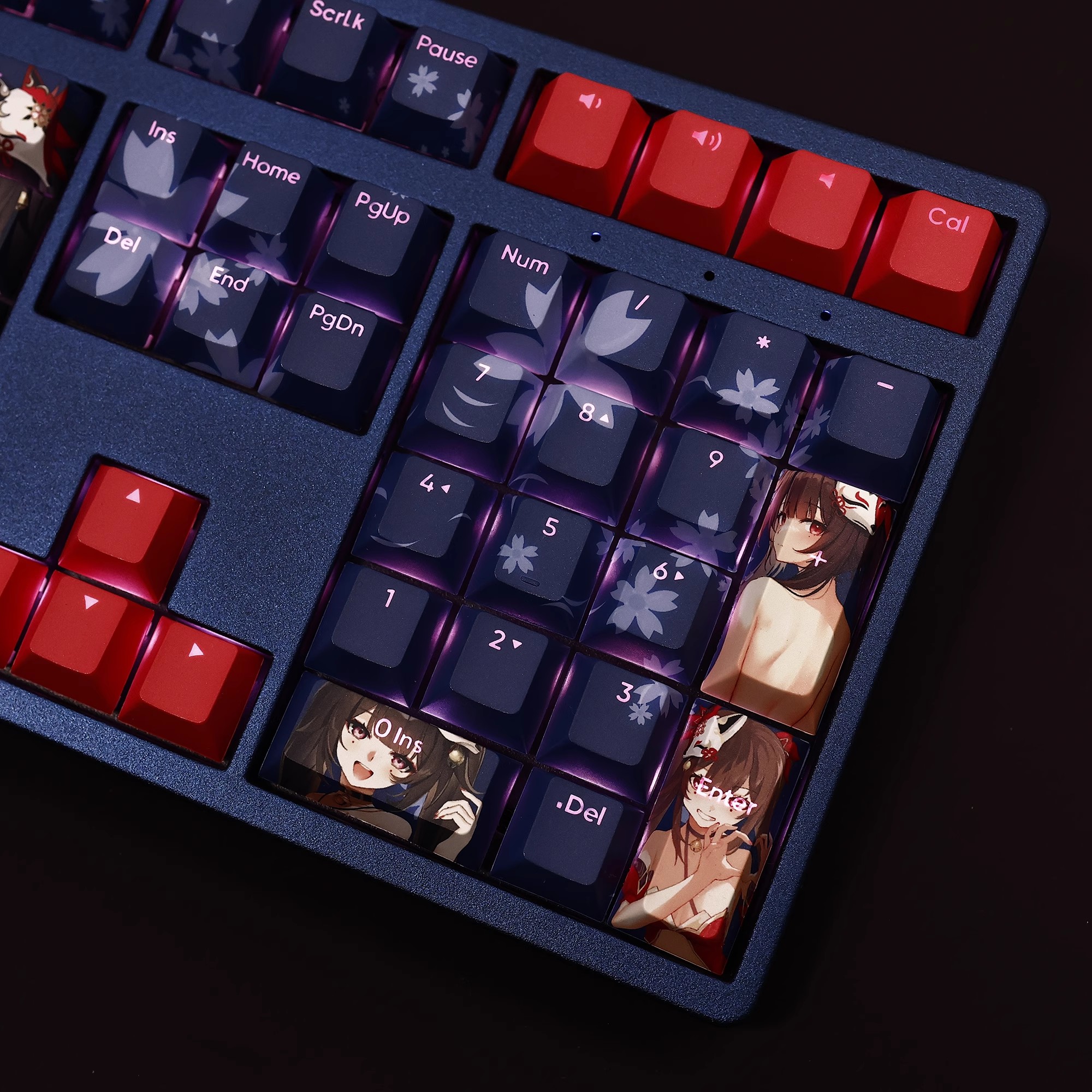 花火透光RGB108鍵標準配列衛星軸鍵帽-ZUIHANG SHOP