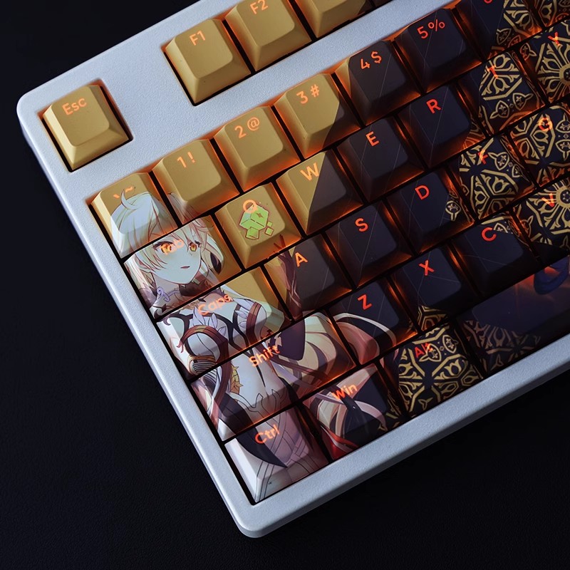 原神天理維繫者透光RGB108鍵標準配列衛星軸鍵帽-ZUIHANG SHOP
