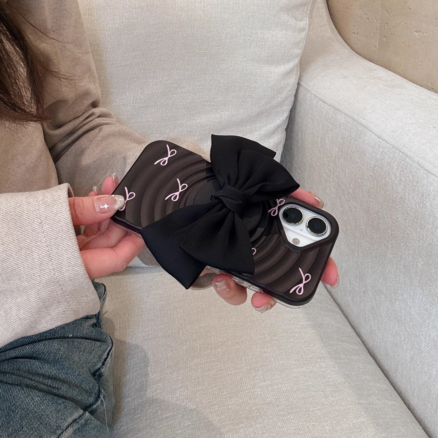 韓系立體蝴蝶結手機殼-ZUIHANG SHOP