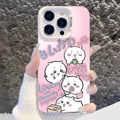 Chiikawa彩銀線條漸變防摔手機殼-ZUIHANG SHOP