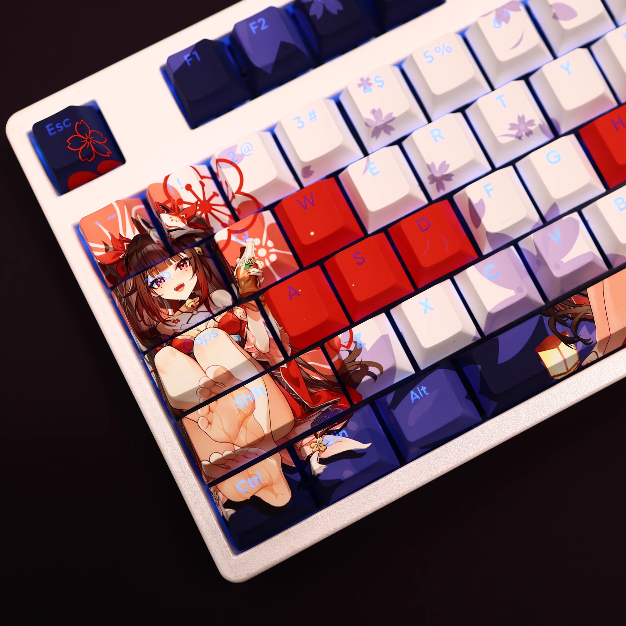 花火透光RGB108鍵標準配列衛星軸鍵帽-ZUIHANG SHOP