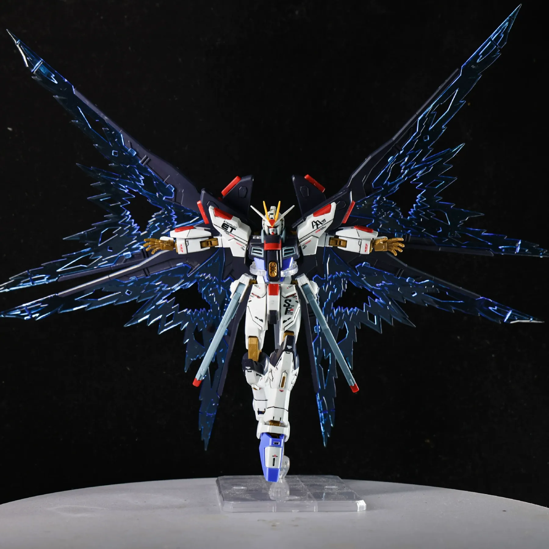 新生強襲自由 Hg1/144拼裝模型 送魂支架 水貼 光翼