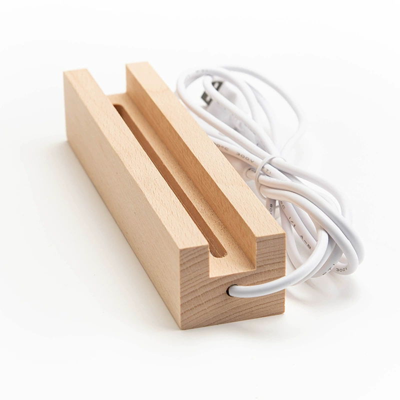 實木LED發光底座