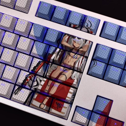 伊織泳裝透光RGB108鍵標準配列衛星軸鍵帽
