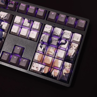 禮服日奈透光RGB108鍵標準配列衛星軸鍵帽-ZUIHANG SHOP