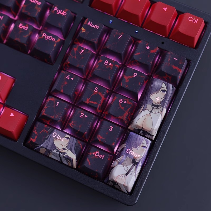 奧古斯特透光RGB108鍵標準配列衛星軸鍵帽