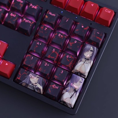 奧古斯特透光RGB108鍵標準配列衛星軸鍵帽
