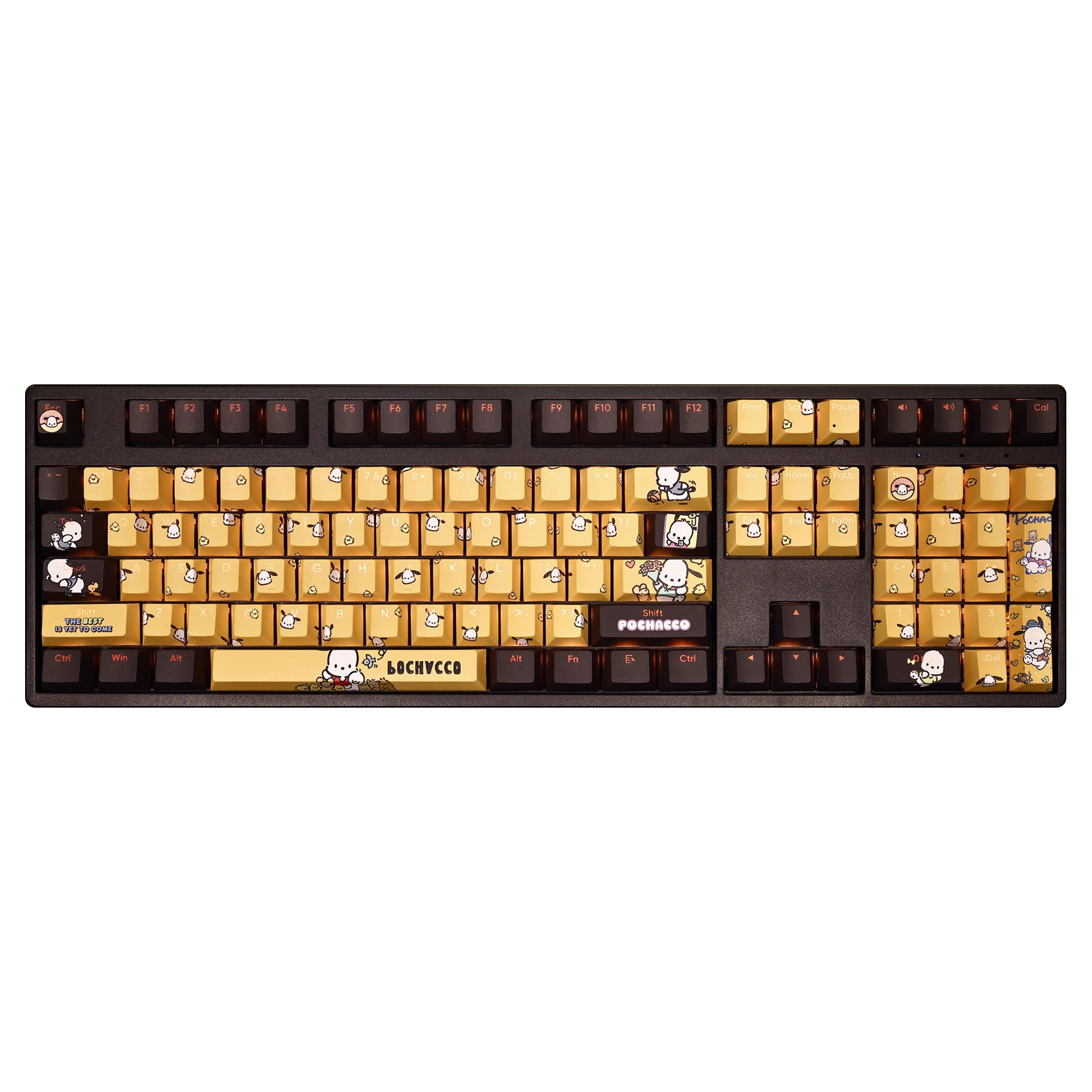 帕恰狗透光RGB108鍵標準配列衛星軸鍵帽-ZUIHANG SHOP