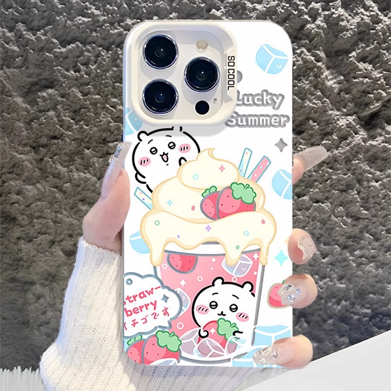 Chiikawa彩銀線條漸變防摔手機殼-ZUIHANG SHOP