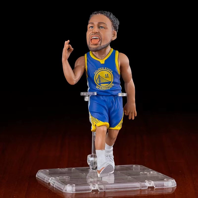 NBA籃球明星 詹姆斯庫裡哈登湯姆森 Q版人偶雕像