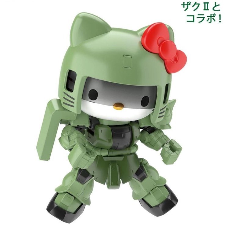 萬代 SDCS HELLO KITTY 凱蒂貓 薩克I +夏亞專用薩克II+RX-78-2 鋼彈-ZUIHANG SHOP