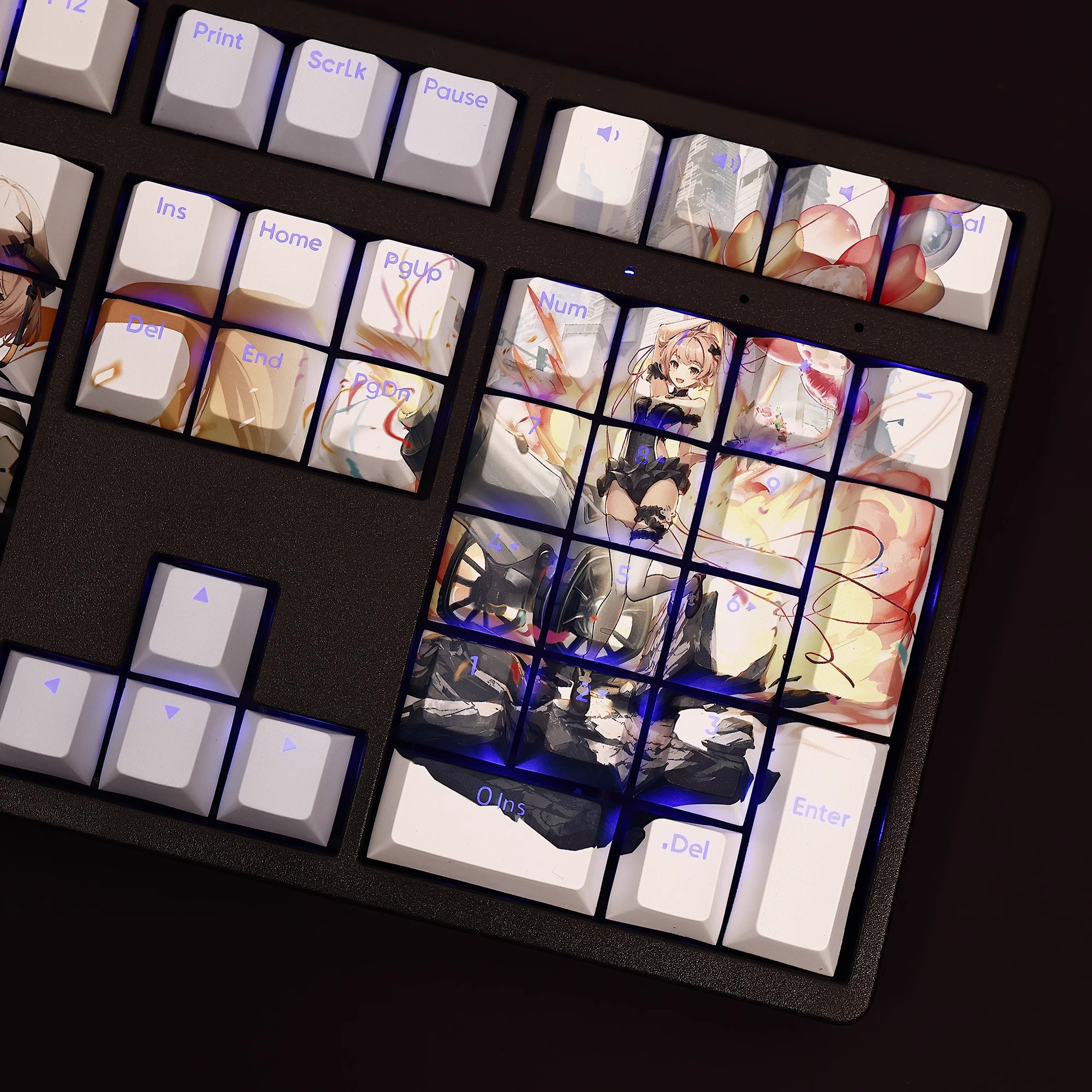 芙提雅透光RGB108鍵標準配列衛星軸鍵帽-ZUIHANG SHOP