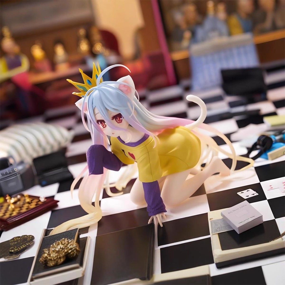 遊戲人生 Desktop Cute 白 貓耳T恤-ZUIHANG SHOP