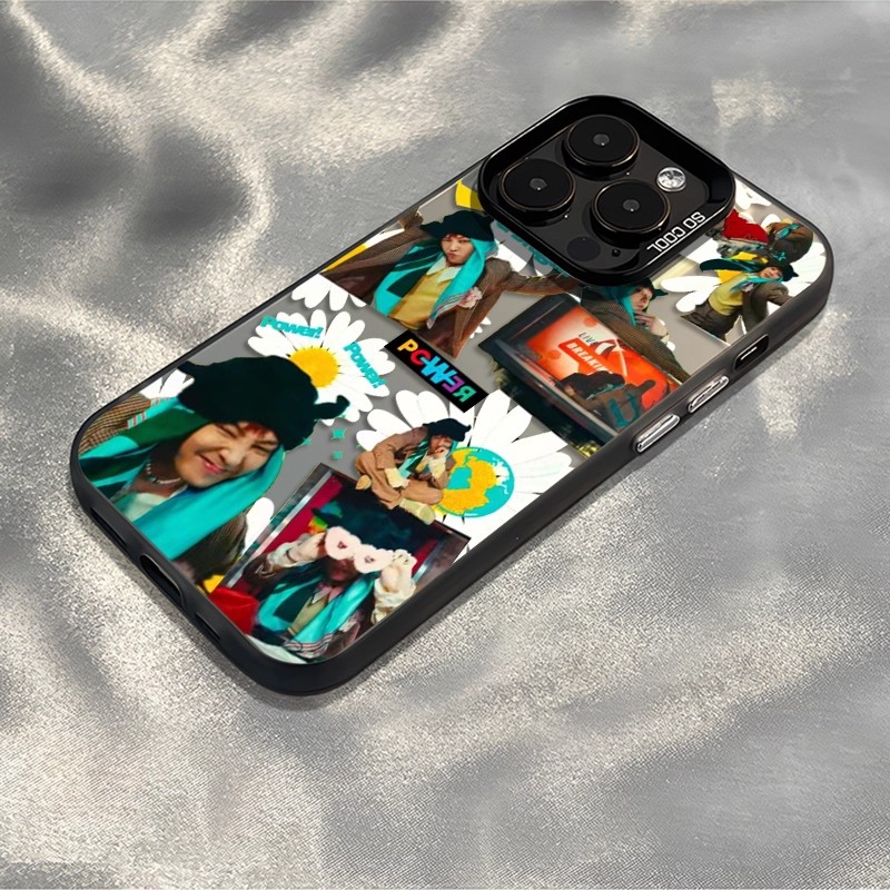 權志龍GD 彩銀線條漸變防摔手機殼-ZUIHANG SHOP