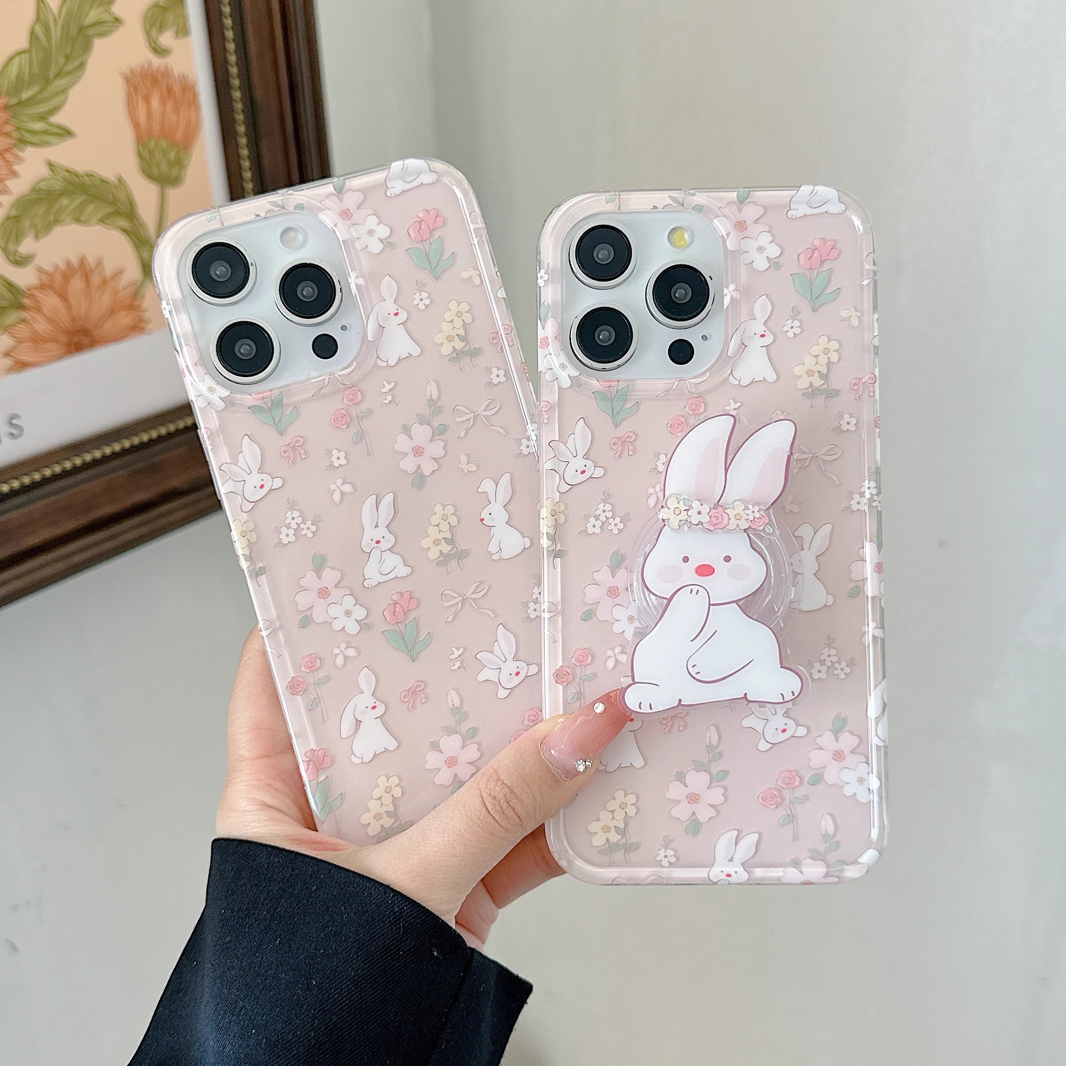 韓系可愛卡通花環兔子手機殼-ZUIHANG SHOP