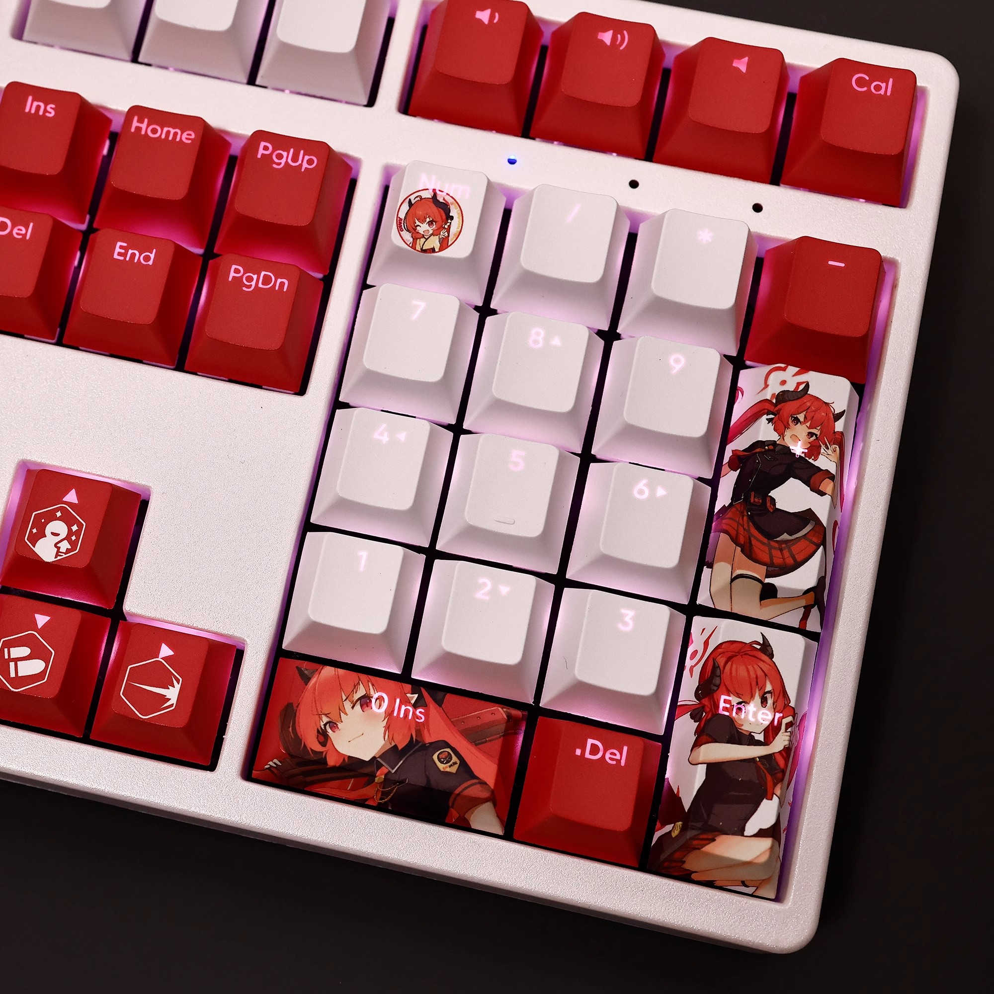 赤司純子透光RGB108鍵標準配列衛星軸鍵帽-ZUIHANG SHOP