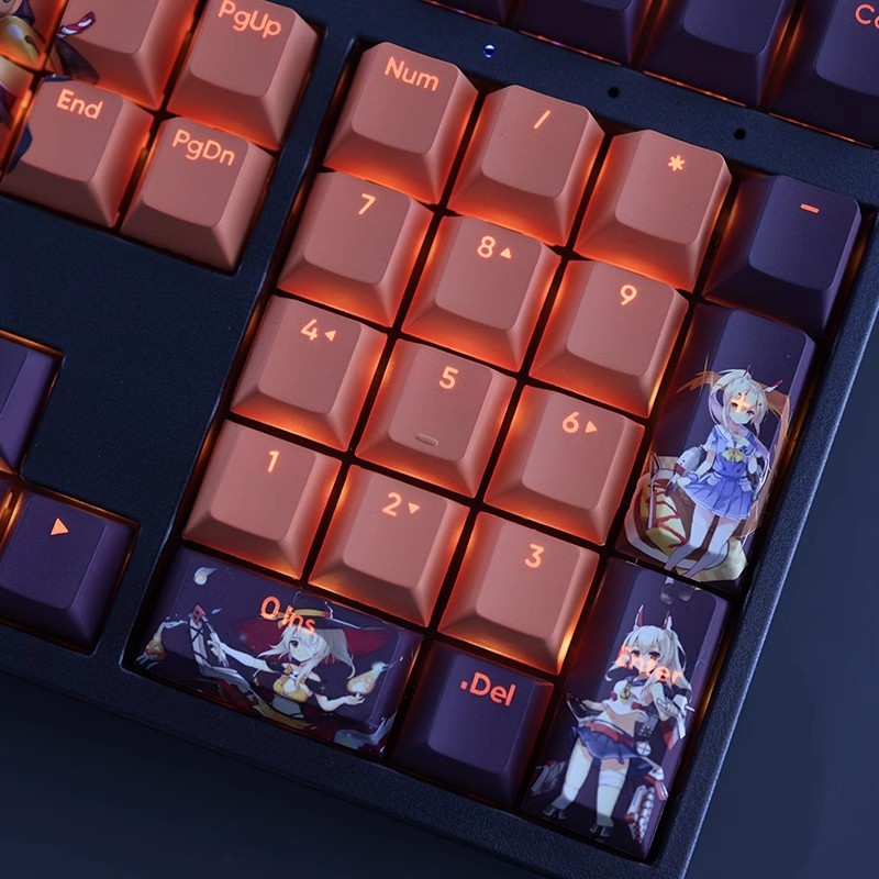 綾波透光RGB108鍵標準配列衛星軸鍵帽