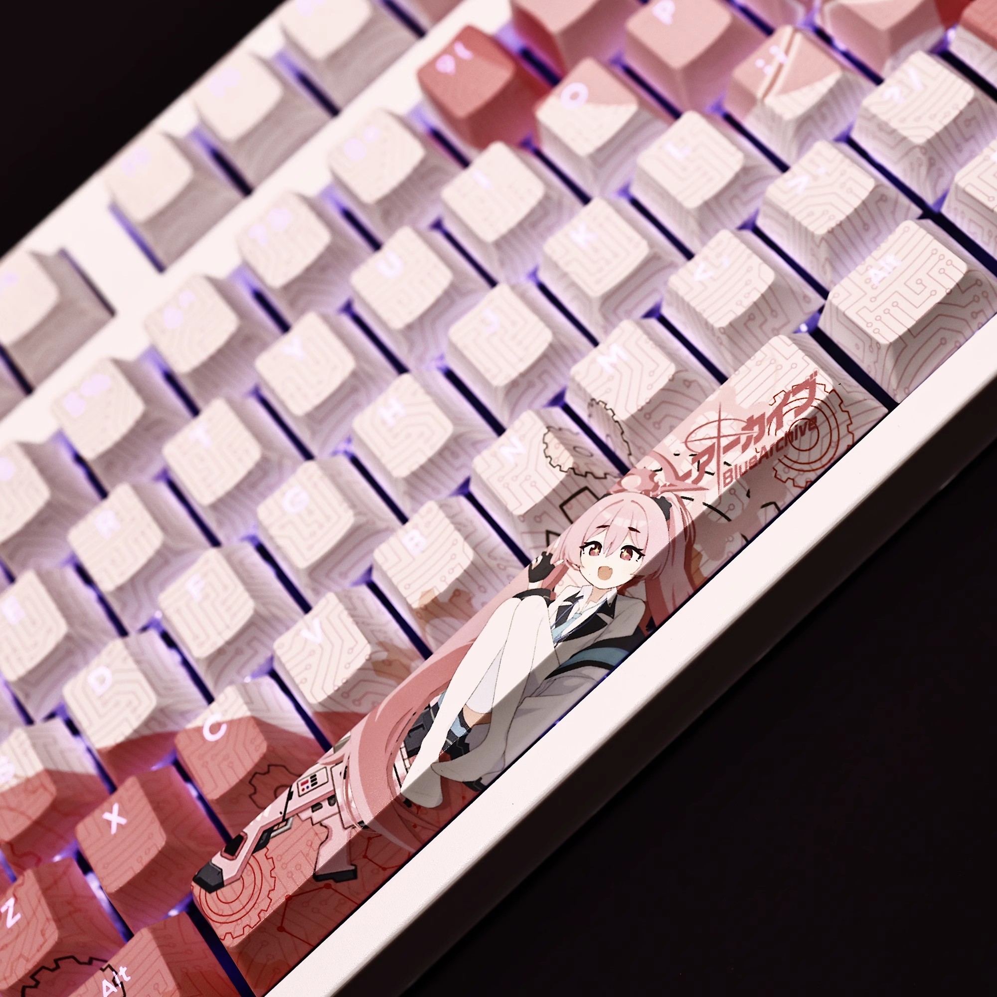 黑崎小雪透光RGB108鍵標準配列衛星軸鍵帽-ZUIHANG SHOP