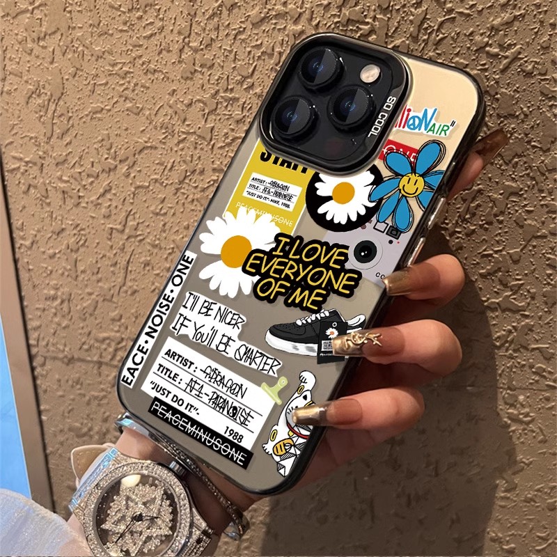 權志龍GD 彩銀線條漸變防摔手機殼-ZUIHANG SHOP