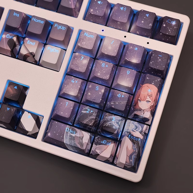 艾絲妲透光RGB108鍵標準配列衛星軸鍵帽-ZUIHANG SHOP