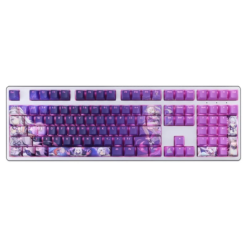 終焉之律者琪亞娜透光RGB108鍵標準配列衛星軸鍵帽-ZUIHANG SHOP