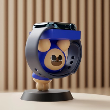 魔物獵人 艾露貓 手錶充電器支架底座-ZUIHANG SHOP