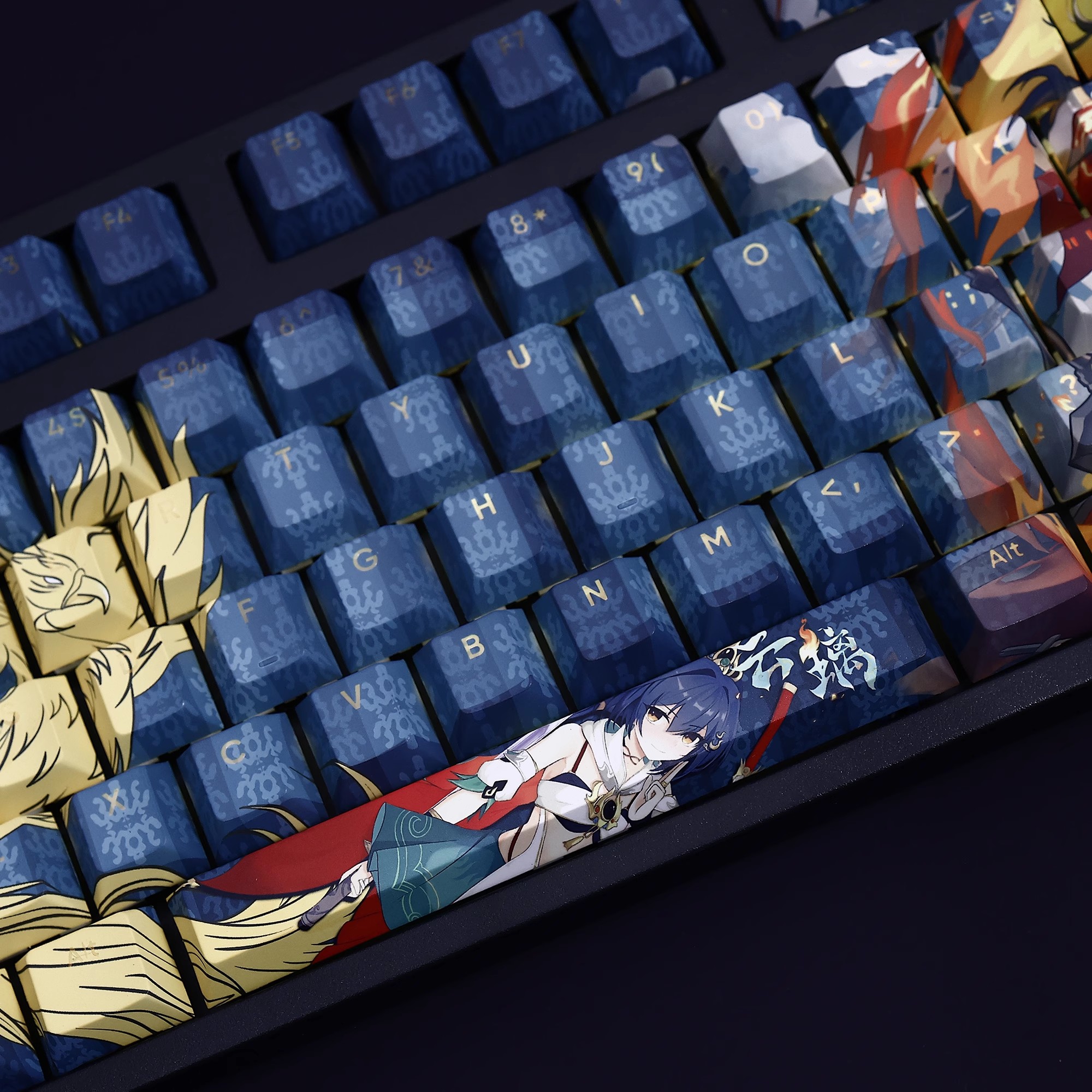 雲璃透光RGB108鍵標準配列衛星軸鍵帽-ZUIHANG SHOP