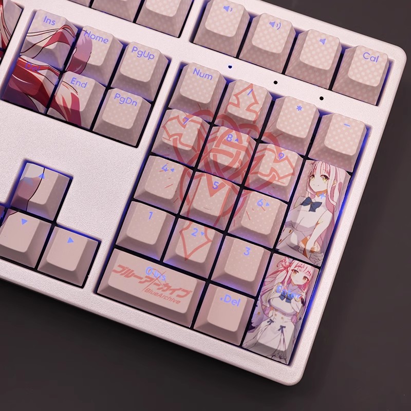 聖園彌香透光RGB108鍵標準配列衛星軸鍵帽-ZUIHANG SHOP