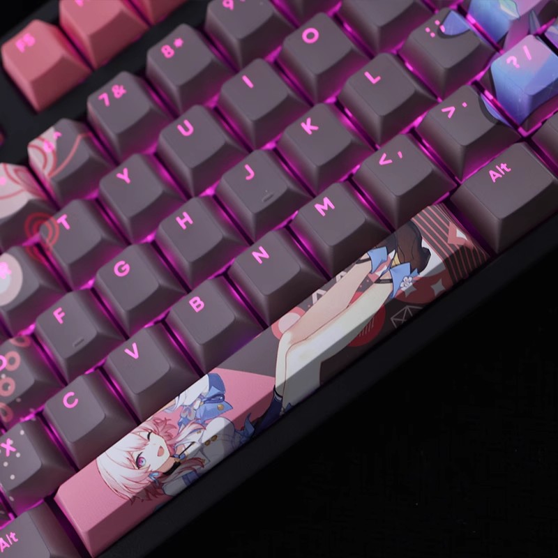 三月七透光RGB108鍵標準配列衛星軸鍵帽-ZUIHANG SHOP