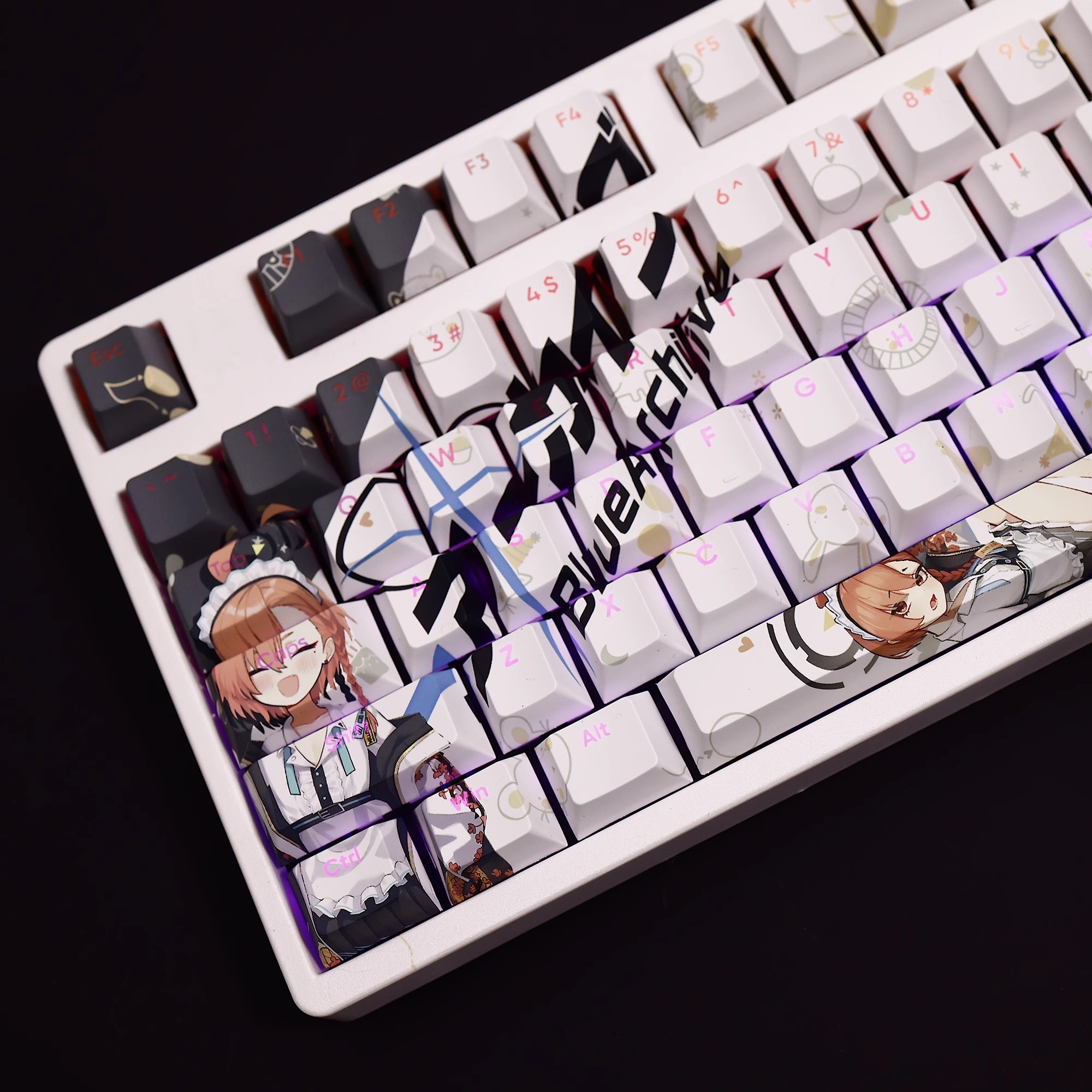 美甘尼祿透光RGB108鍵標準配列衛星軸鍵帽-ZUIHANG SHOP