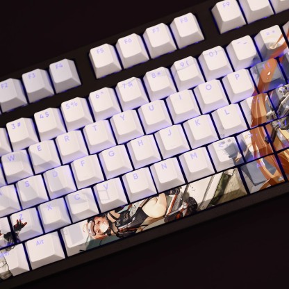 芙提雅透光RGB108鍵標準配列衛星軸鍵帽
