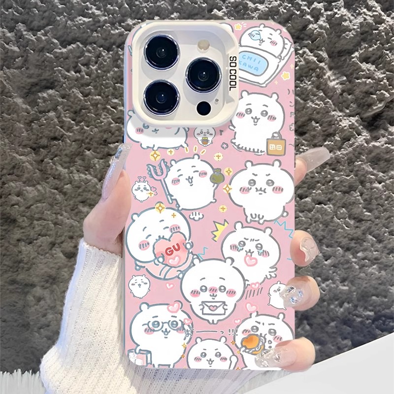 Chiikawa彩銀線條漸變防摔手機殼-ZUIHANG SHOP