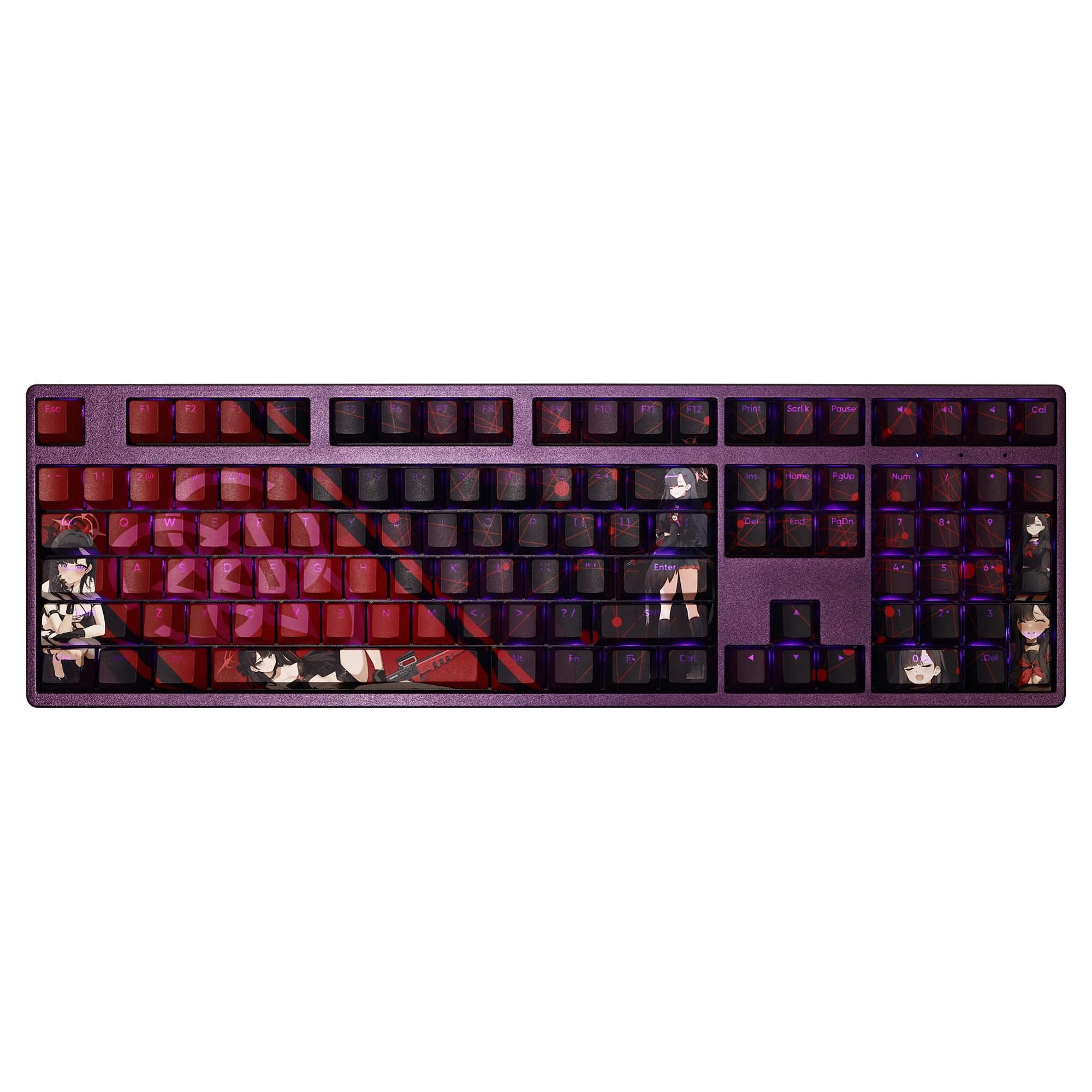 仲正一花透光RGB108鍵標準配列衛星軸鍵帽-ZUIHANG SHOP