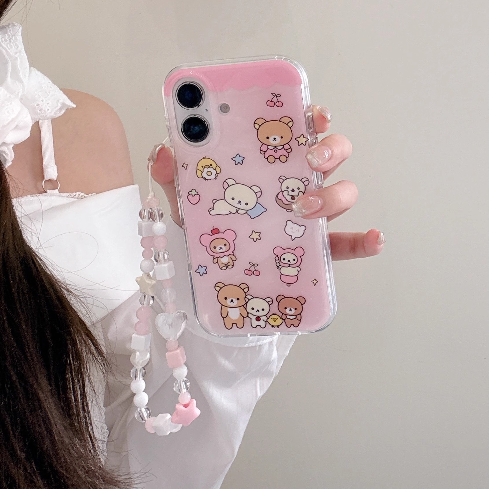 韓系卡通可愛輕鬆熊手機殼-ZUIHANG SHOP