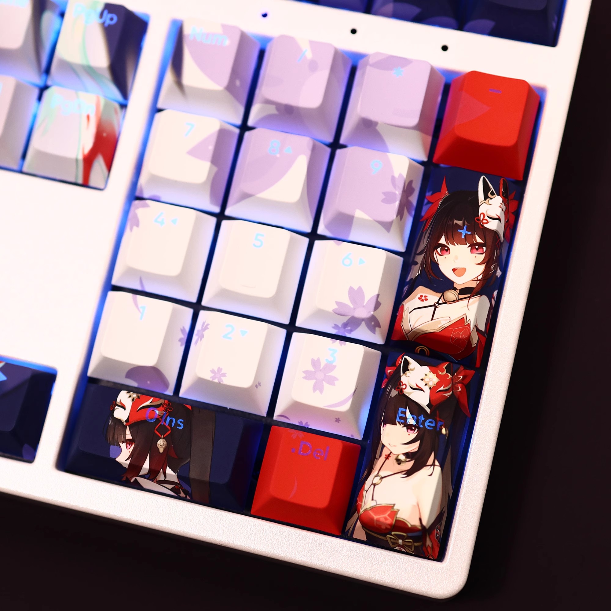花火透光RGB108鍵標準配列衛星軸鍵帽-ZUIHANG SHOP