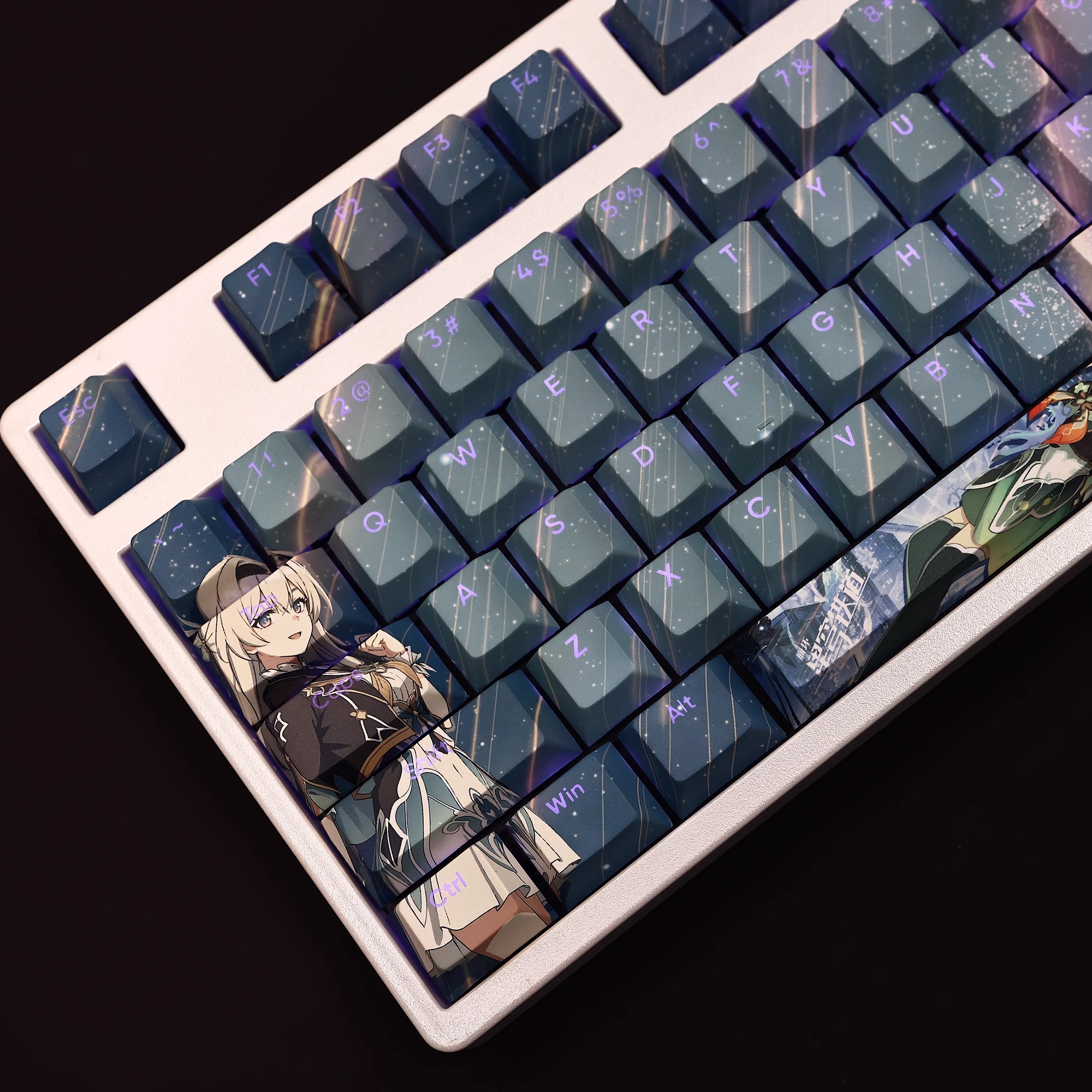 流螢透光RGB108鍵標準配列衛星軸鍵帽-ZUIHANG SHOP