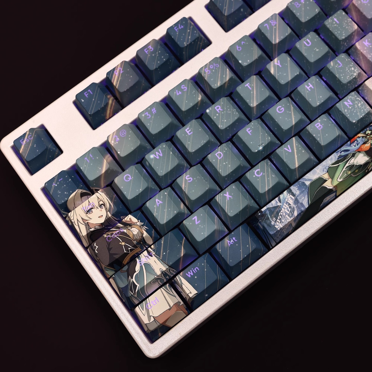 流螢透光RGB108鍵標準配列衛星軸鍵帽-ZUIHANG SHOP