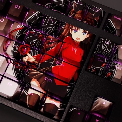 遠阪凜透光RGB108鍵標準配列衛星軸鍵帽-ZUIHANG SHOP