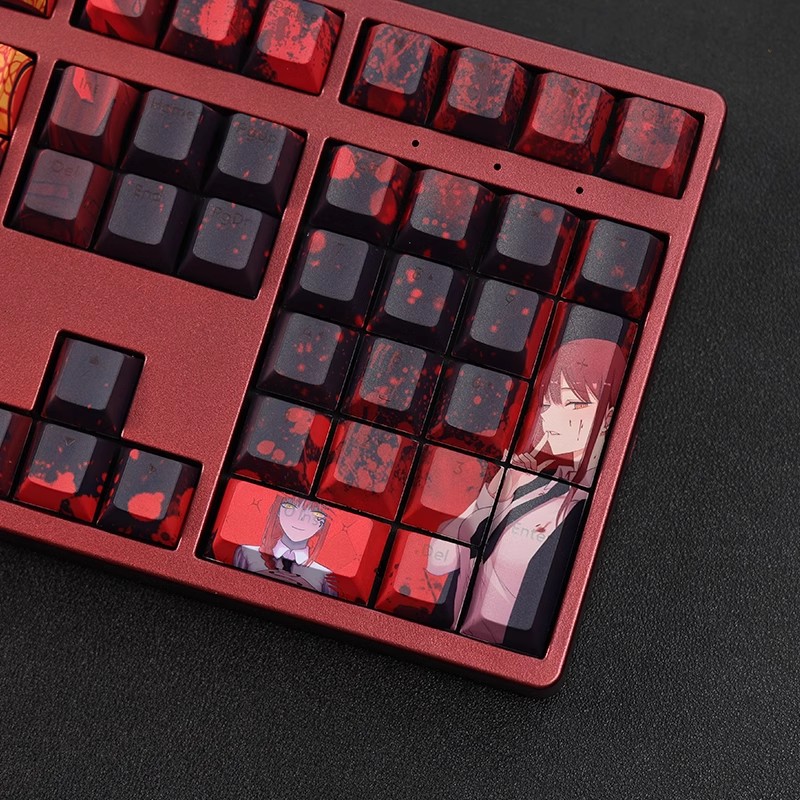 鏈鋸人瑪奇瑪透光RGB108鍵標準配列衛星軸鍵帽-ZUIHANG SHOP