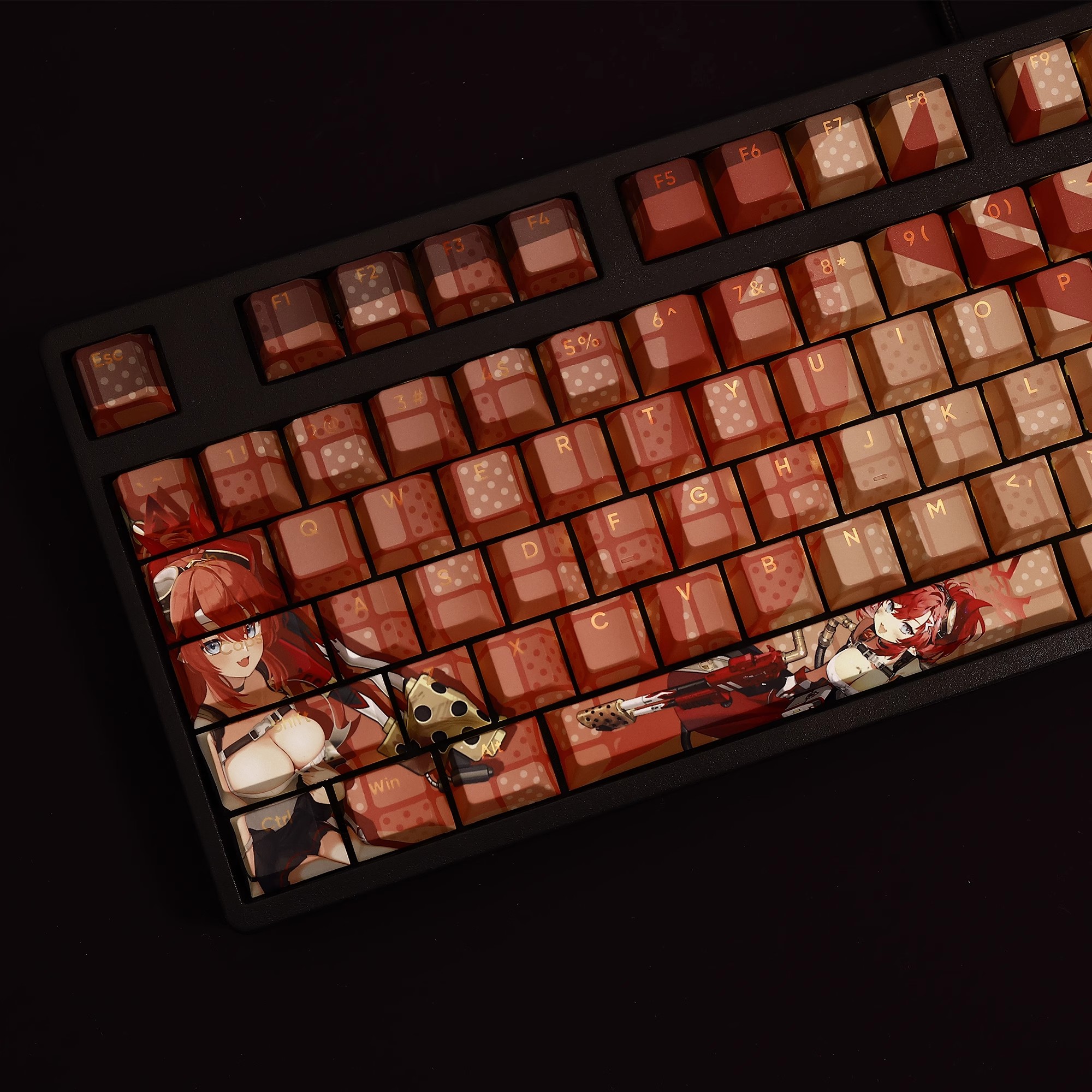 惠透光RGB108鍵標準配列衛星軸鍵帽