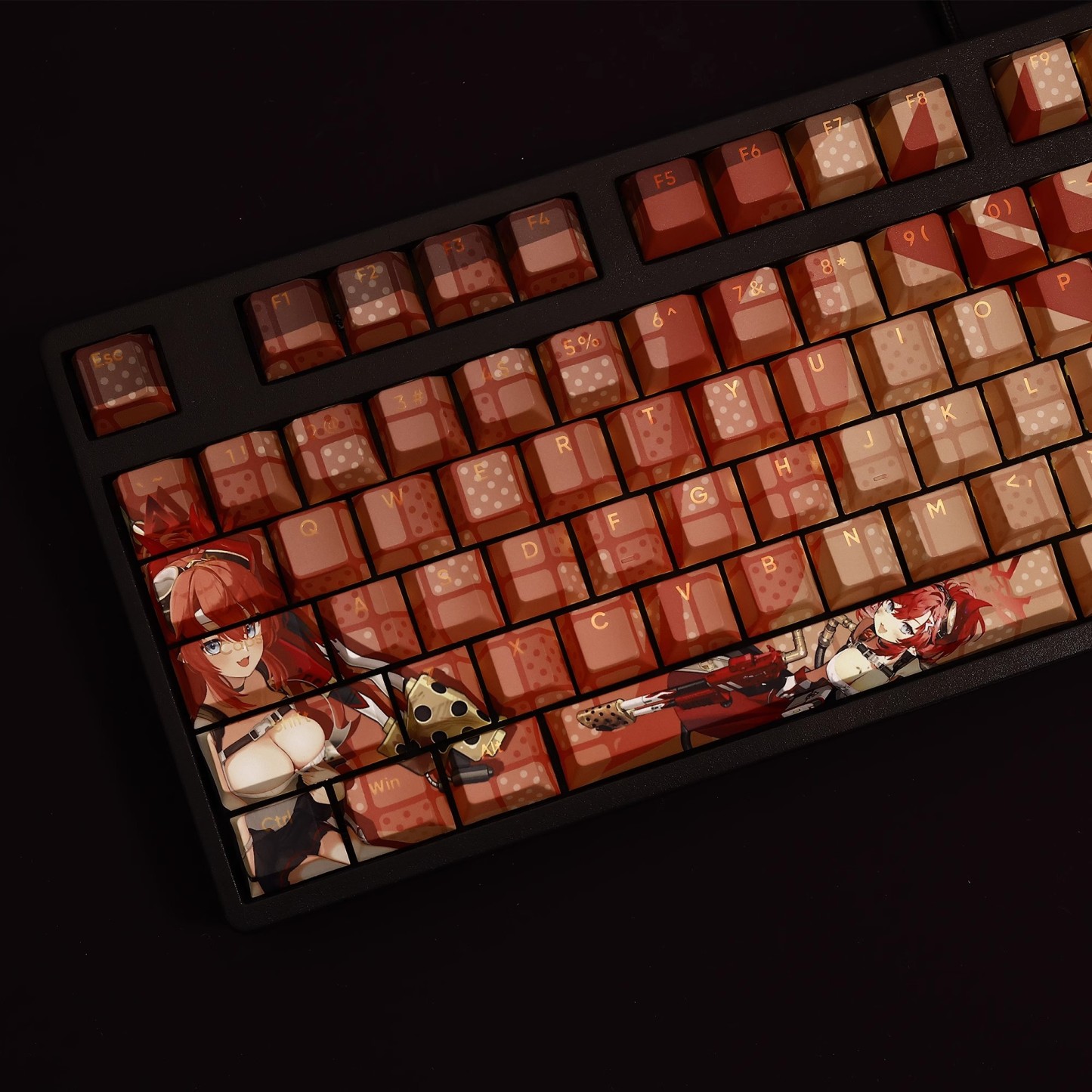 惠透光RGB108鍵標準配列衛星軸鍵帽