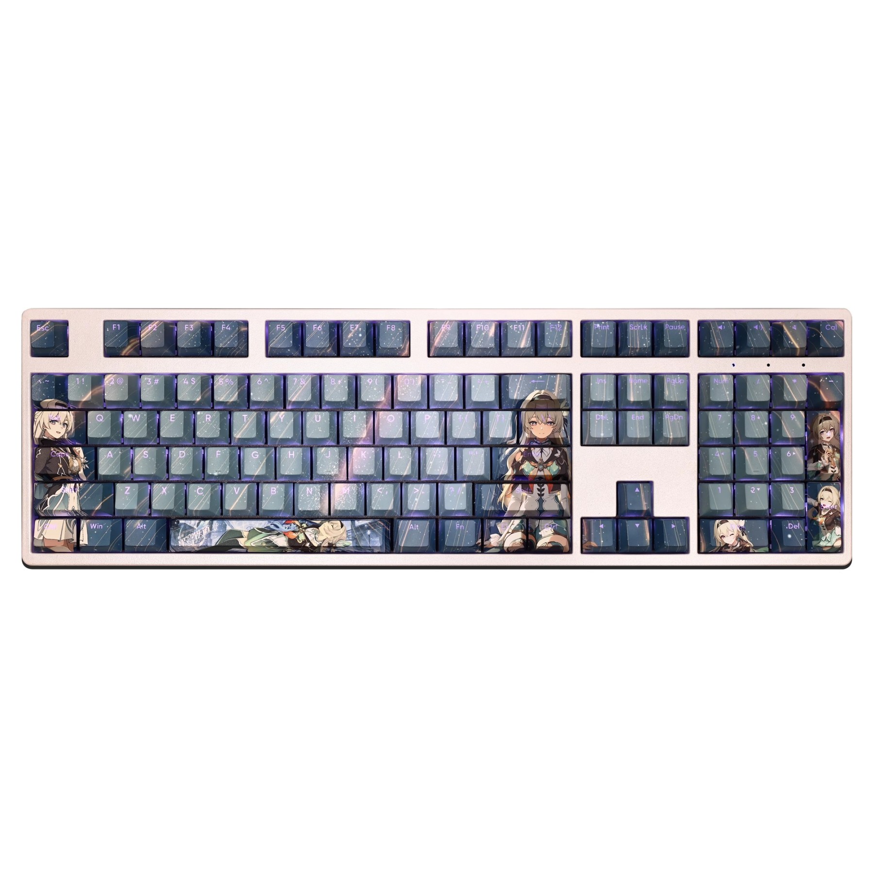 流螢透光RGB108鍵標準配列衛星軸鍵帽-ZUIHANG SHOP