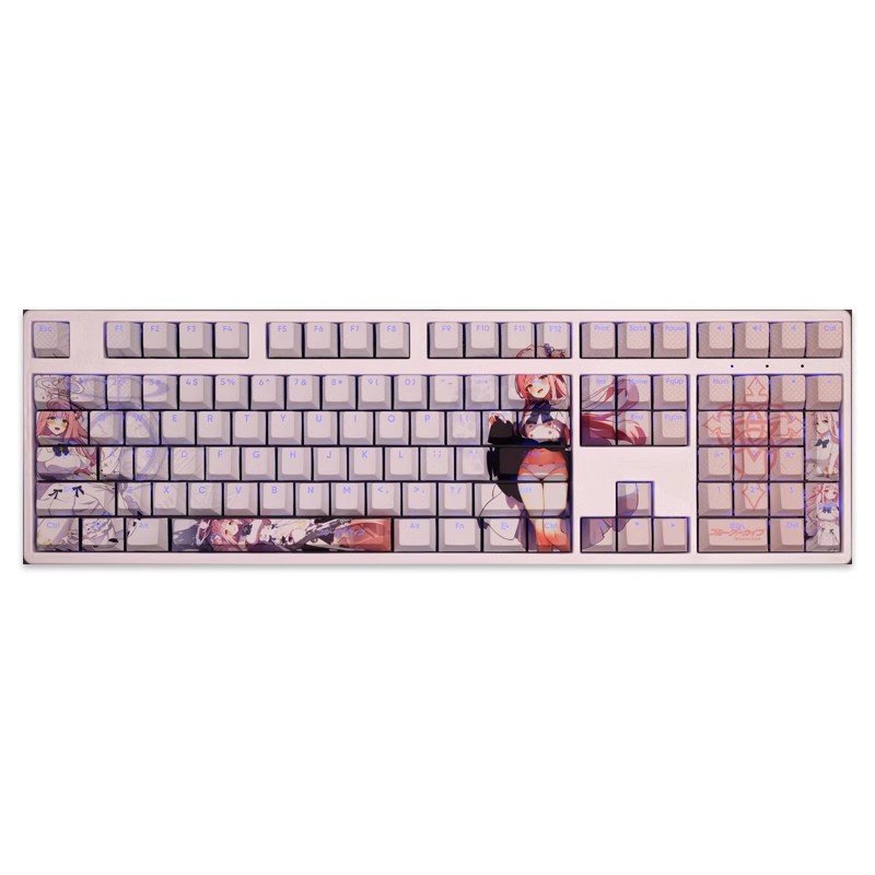 聖園彌香透光RGB108鍵標準配列衛星軸鍵帽-ZUIHANG SHOP