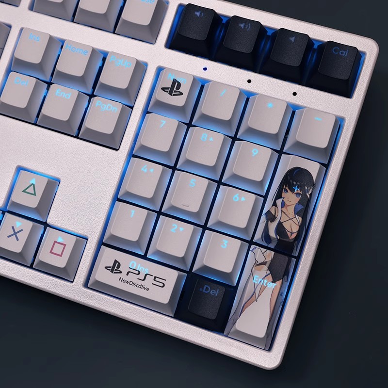 PlayStation透光RGB108鍵標準配列衛星軸鍵帽-ZUIHANG SHOP