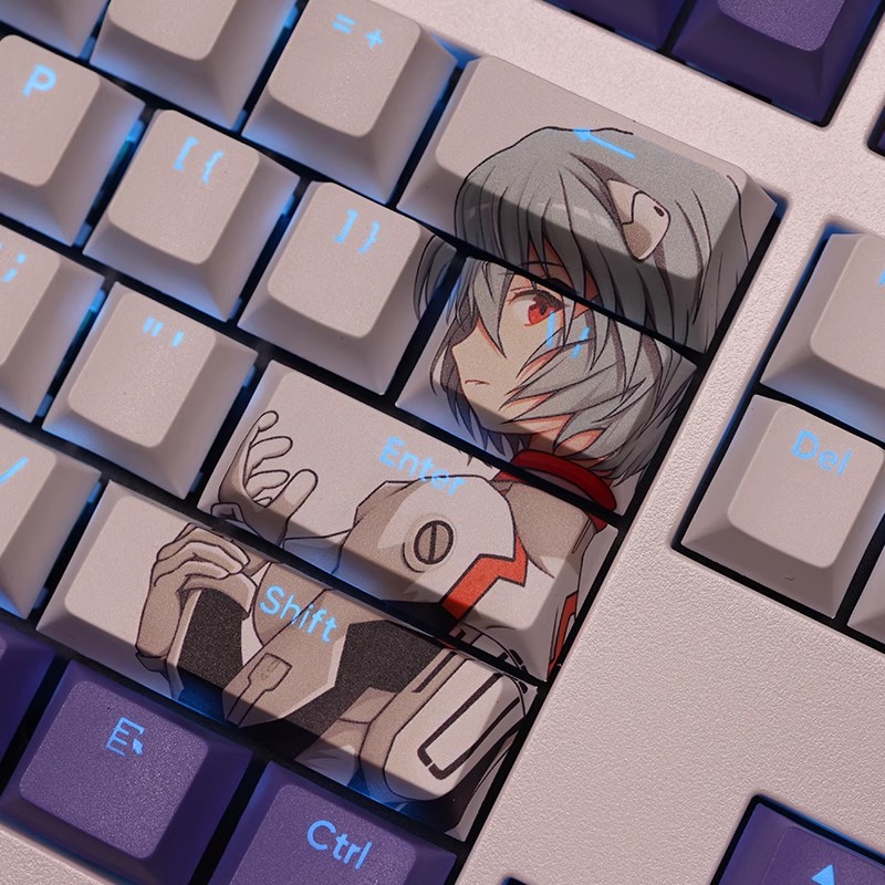 綾波麗透光RGB108鍵標準配列衛星軸鍵帽-ZUIHANG SHOP